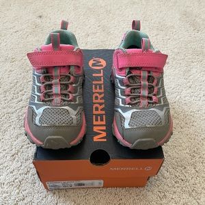 Merrell Moab hiking shoes girls 10.5W waterproof